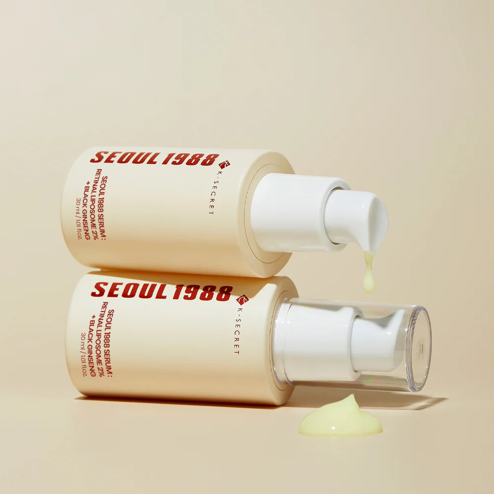 K-SECRET: SEOUL 1988 Serum: Retinal Liposome 2% + Black Ginseng 30ml