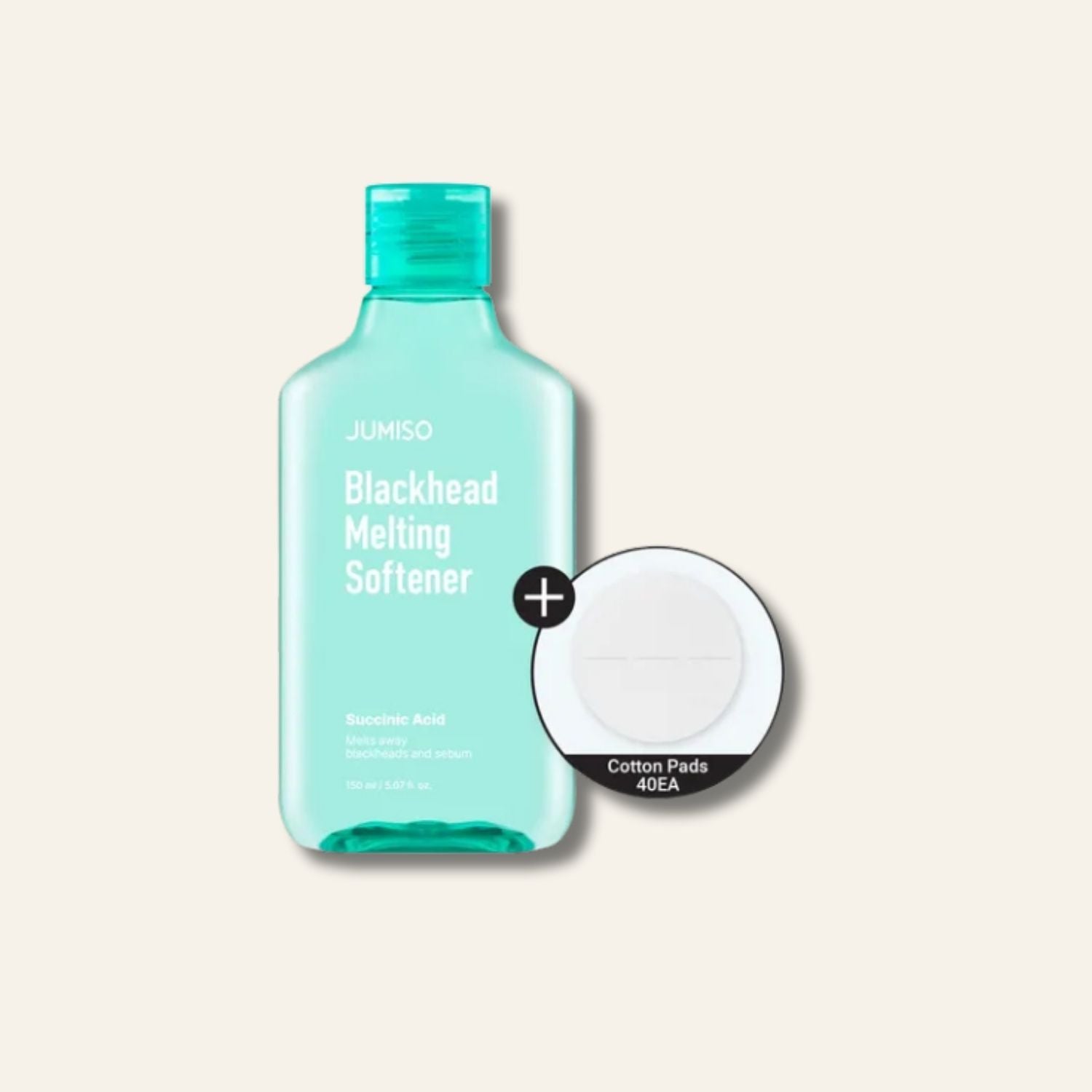Jumiso: Blackhead Melting Softener & Cotton Pad Set