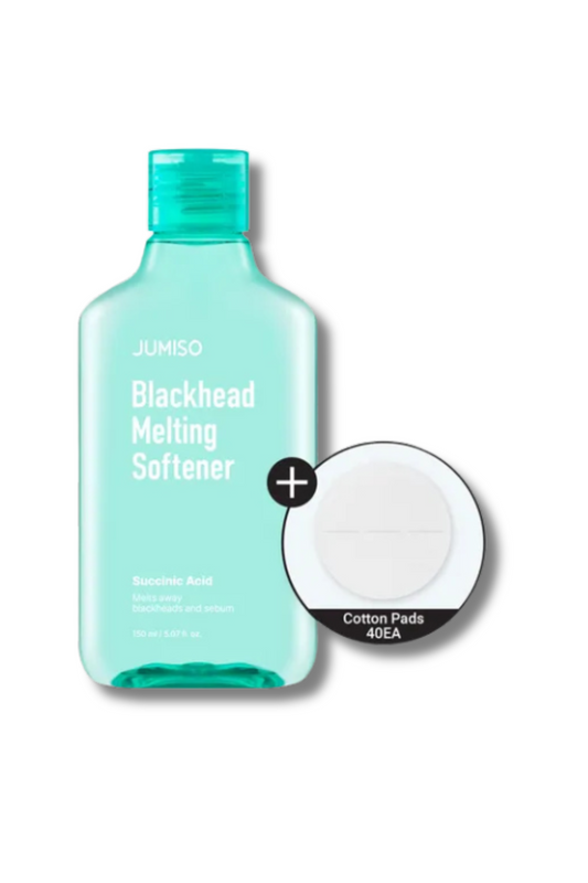 Jumiso: Blackhead Melting Softener & Cotton Pad Set